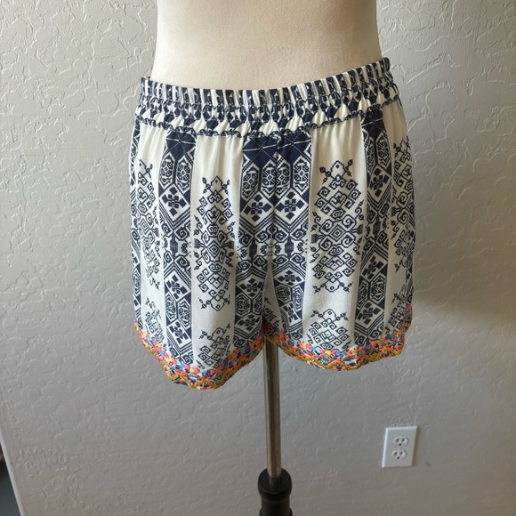 Rococo Sand REVOLVE Boho Silk Tassel Shorts Embroidered Small Resortwear - Picture 5 of 13